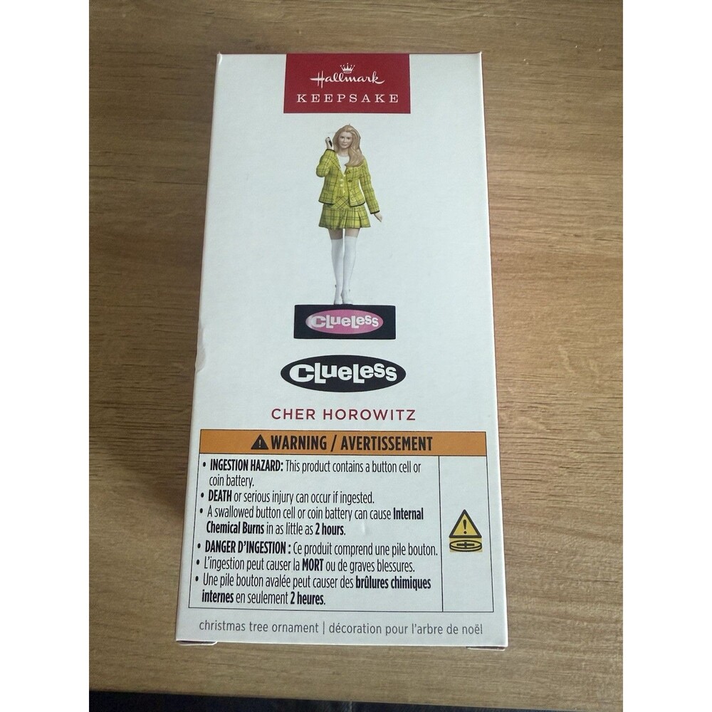 2025 Hallmark Keepsake Ornament - Clueless Cher Horowitz with Sound New in Box